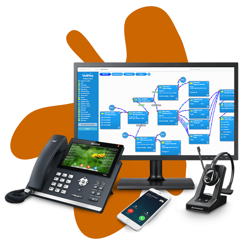 On-site and remote support for your VOIP system and PBX.